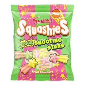 Swizzels Squashies Sour Shooting Stars 100g 12ct